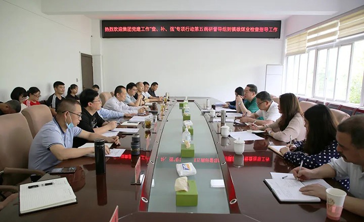 龙8头号玩家(国际)官方网站（煤化）集团党建工作“查、补、强”第五调研督导组到镇雄煤业公司调研督导