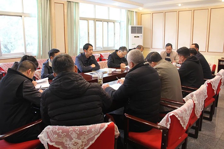 龙8头号玩家(国际)官方网站（煤化）集团党委委员、副总经理缪和星一行到田坝煤矿公司指导2022年度民主生活会