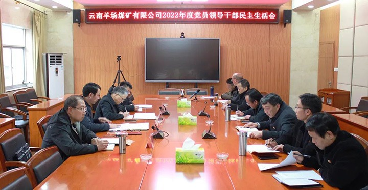 龙8头号玩家(国际)官方网站（煤化）集团党委委员、副总经理缪和星到羊场煤矿公司指导年度民主生活会