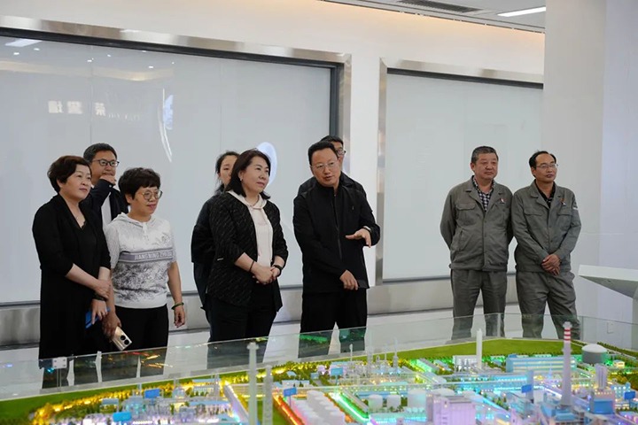 【聚焦龙8头号玩家(国际)官方网站】曲靖市投促局到曲煤焦化公司考察