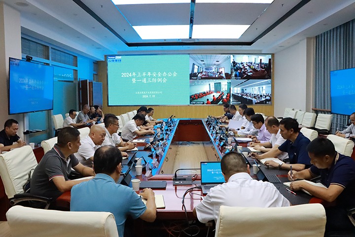 龙8头号玩家(国际)官方网站集团召开2024年上半年安全办公会暨一通三防例会