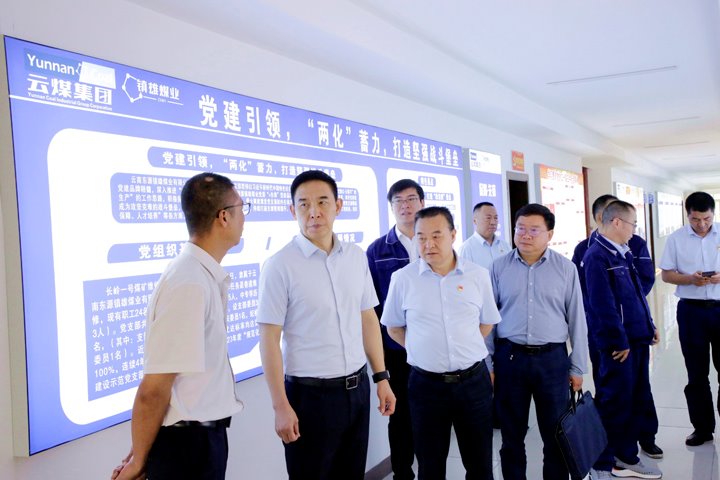党建引领筑根基、安全生产发展——集团党委副书记王鑫深入镇雄煤业公司开展党建融入安全生产专题调研